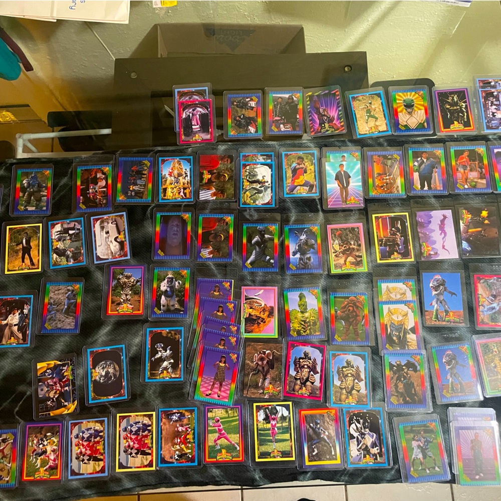 Over 80+ 1994 Saban Power Ranger cards